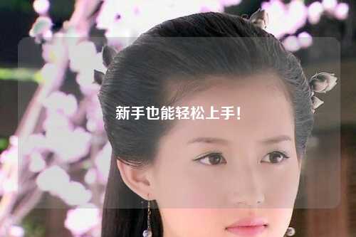 新手也能轻松上手!