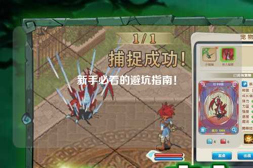 新手必看的避坑指南！