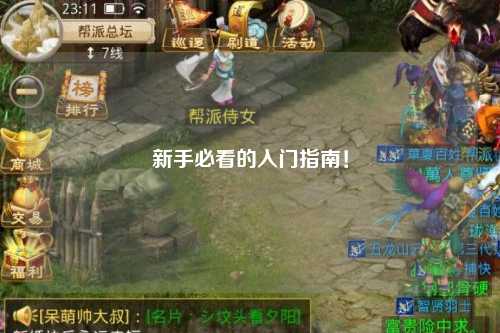 新手必看的入门指南!