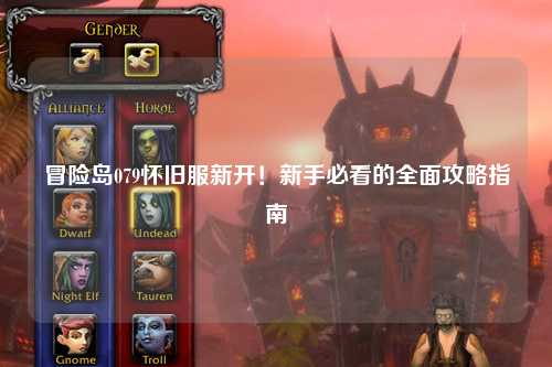 冒险岛079怀旧服新开!新手必看的全面攻略指南✨