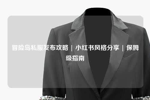 冒险岛私服发布攻略 | 小红书风格分享 | 保姆级指南