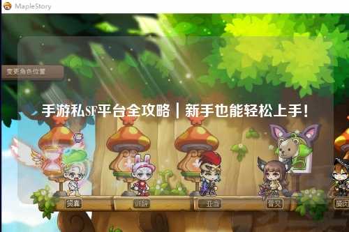 手游私SF平台全攻略|新手也能轻松上手!