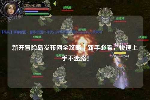 新开冒险岛发布网全攻略｜新手必看，快速上手不迷路！