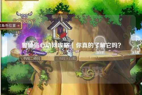 冒险岛心动网攻略 | 你真的了解它吗?