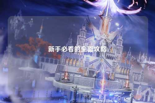 新手必看的全面攻略