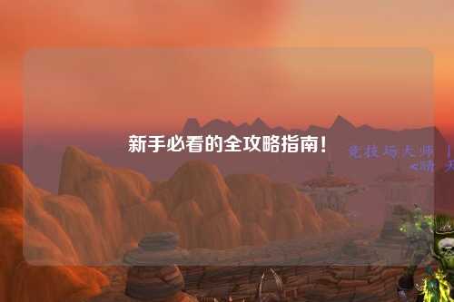 新手必看的全攻略指南!