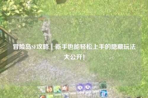 冒险岛SF攻略|新手也能轻松上手的隐藏玩法大公开!