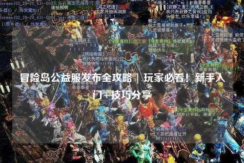 冒险岛公益服发布全攻略 | 玩家必看！新手入门+技巧分享