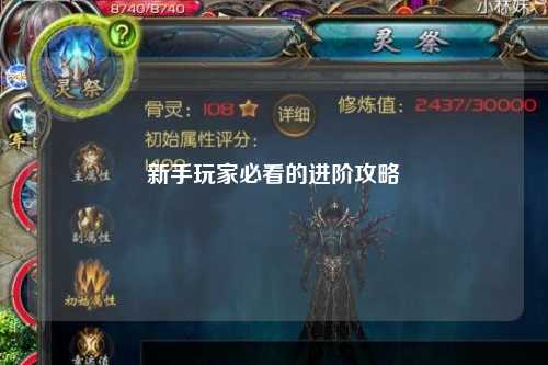 新手玩家必看的进阶攻略