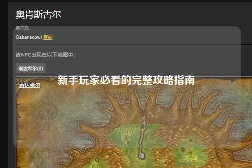 新手玩家必看的完整攻略指南