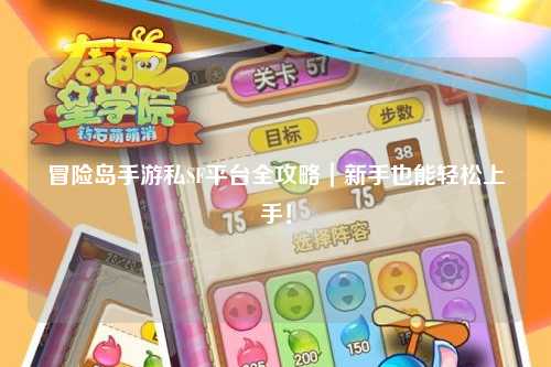 冒险岛手游私SF平台全攻略|新手也能轻松上手!