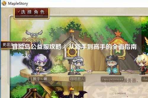 冒险岛公益服攻略 | 从新手到高手的全面指南