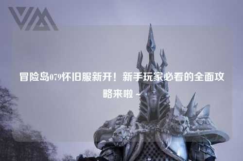 冒险岛079怀旧服新开!新手玩家必看的全面攻略来啦~