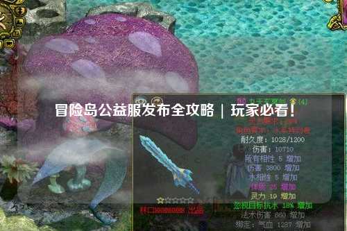 冒险岛公益服发布全攻略 | 玩家必看！